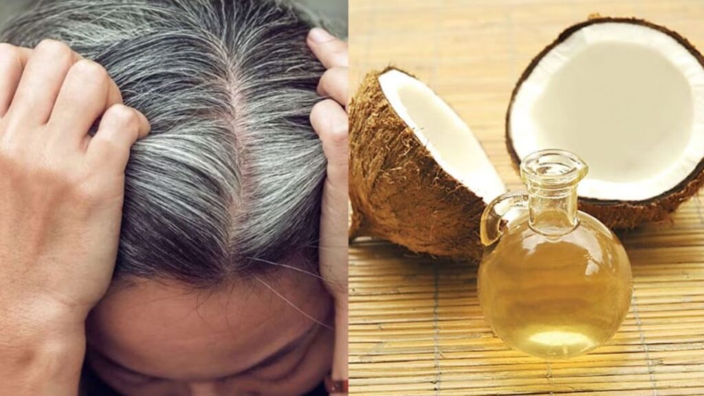 Coconut oil For White Hair