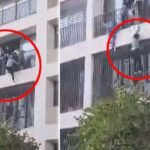 ahmedabad plane crash: షాకింగ్ వీడియో.. విమాన ప్రమాదం సమయంలో హాస్టల్‌ నుంచి దూకుతున్న మెడికల్ స్టూడెంట్స్